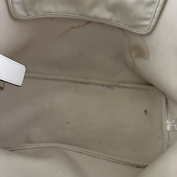 Coach City Tote Bag Purse White Gray Signature Print Coated Large Outlet - Picture 11 of 12
